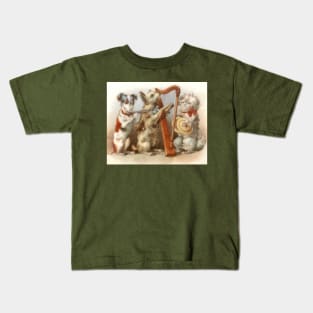 This Pack of Dogs Provides Sunday Music in the Park Kids T-Shirt